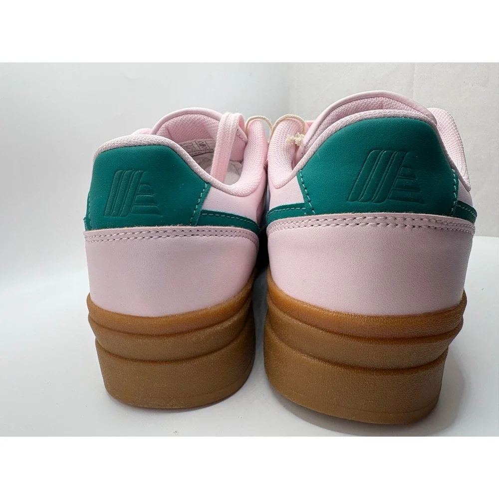 Aldi Gear Womens Platform Sneakers Pink Teal Gum Sole 50th Anniv Size 8 NEW